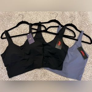 3 brand new with tags Gym people and dragon fit sports bra cami tops!